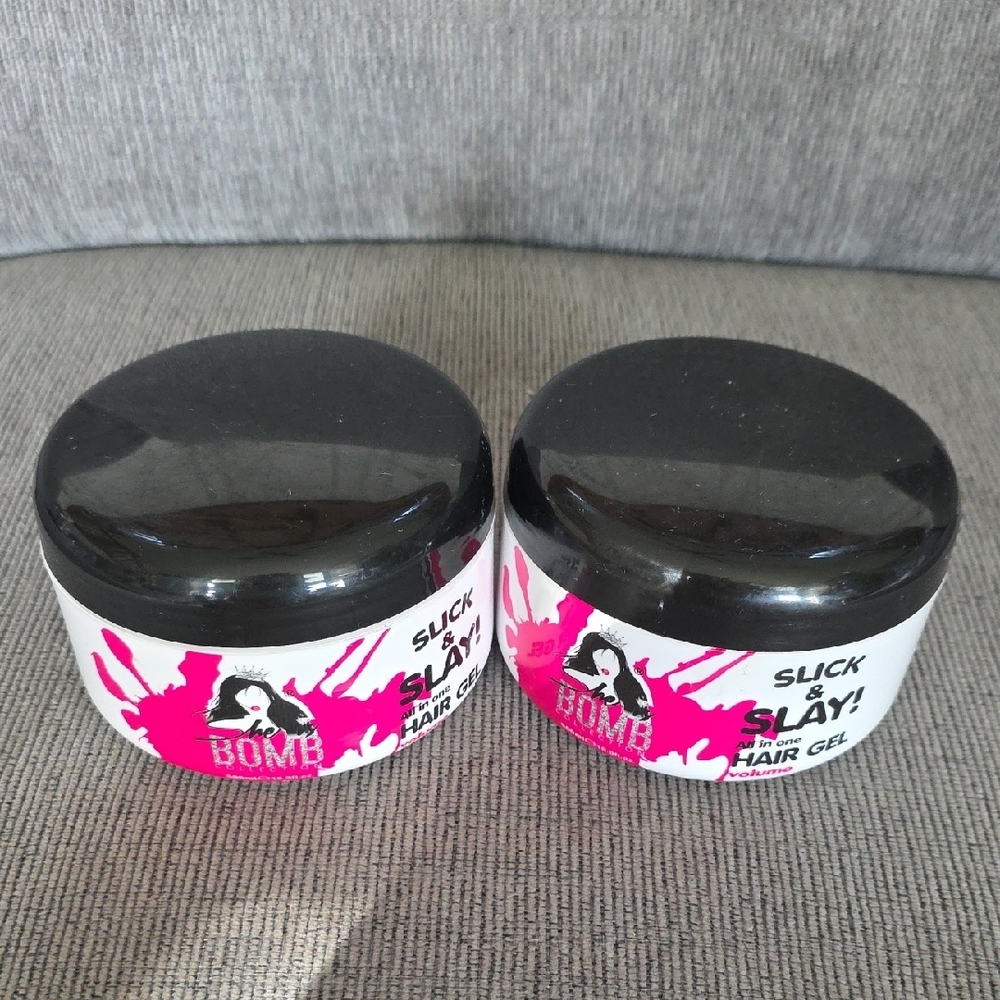 The Bomb Collection Slick & Slay All-in-one Hair Gel, 2 pack, 16.9oz. each, New. - Picture 9 of 9